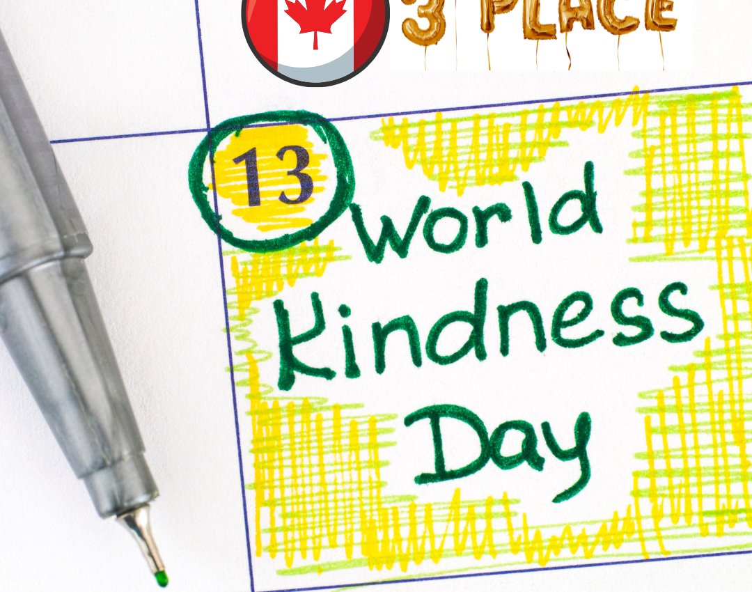 Canada ranks third on the list of most compassionate countries